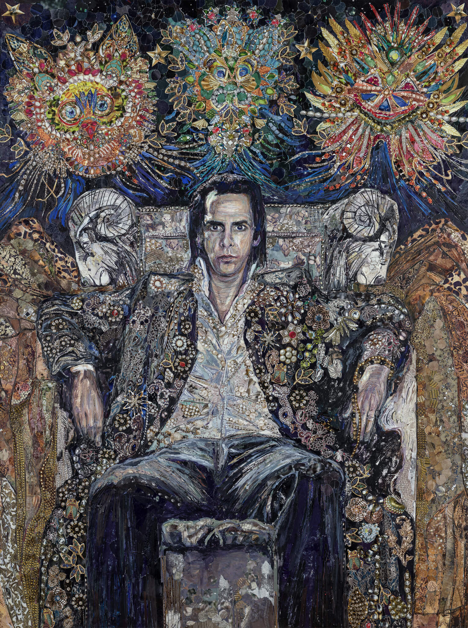 NICK CAVE THE EMPEROR Original Artwork and Fine Art Print